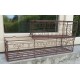 SET DE 2 JARDINIÈRES FIL DE FER