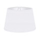 LAMPSHADE ROND CHINTZ OFF WHITE TRIM MATCHED