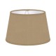 LAMPSHADE ROND COTTON SMOKE TRIM MATCHED