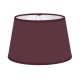 LAMPSHADE ROND CHINTZ PLUM TRIM MATCHED
