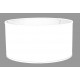 ABAT-JOUR CYLINDRIQUE UNI COTONETTE BLANCHE BIAIS ASSORTI