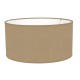 ABAT-JOUR CYLINDRIQUE UNI COTONNETTE SMOKE BIAIS ASSORTI