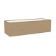 ABAT-JOUR RECTANGLE DROIT UNI COTONNETTE SMOKE BIAIS ASSORTI