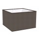 ABAT-JOUR CARRE DROIT COTONNETTE MINERAI BIAIS ASSORTI