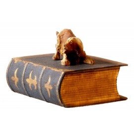 BOITE AVEC CHIEN CARAMEL
