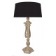 LAMPE BOIS ABAT-JOUR NOIR