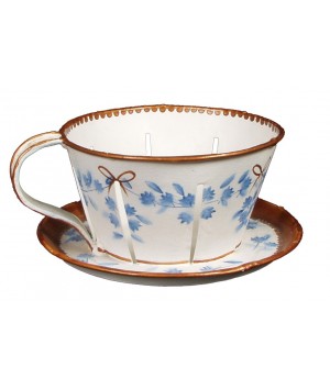 BOUGEOIR EN FORME DE TASSE ELISABETH