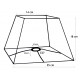 ABAT-JOUR CARRE PYRAMIDE