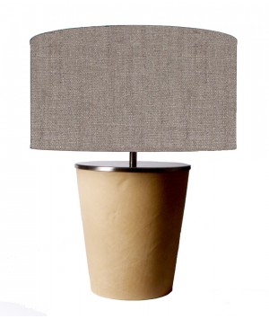 LAMPE A POSER EN CUIR VERITABLE