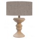 LAMPE EN BOIS ABAT-JOUR LIN MILENA
