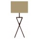 LAMPE DE TABLE LADY WENGE cot smoke