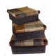 SET DE 3 BOITES QUARTZ