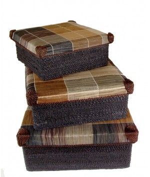 SET DE 3 BOITES QUARTZ
