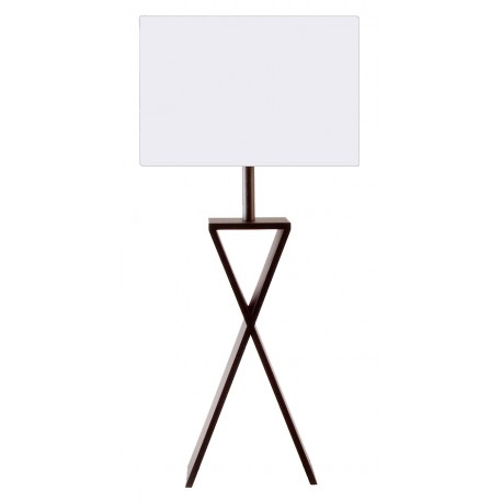 LAMPE DE TABLE LADY WENGE chintz blanc cassé