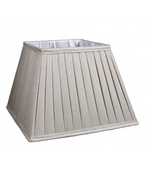 ABAT-JOUR CARRE 30 PLISSE TILLEUL + REDUCTEUR E14