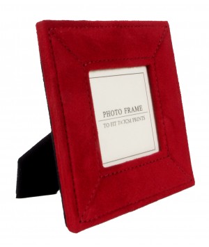 ENCADREMENT CARRE DAIM ROUGE