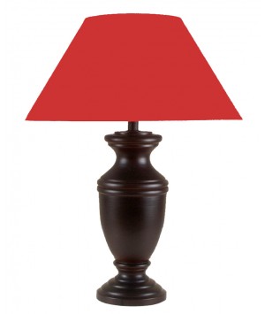 LAMPE EN BOIS MANGO PATINE ACAJOU