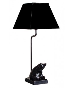 LAMPE EN METAL NOIR OURS
