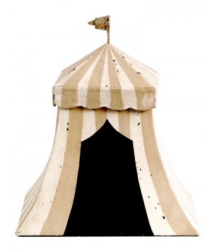 BOITE CHAPITEAU BEIGE