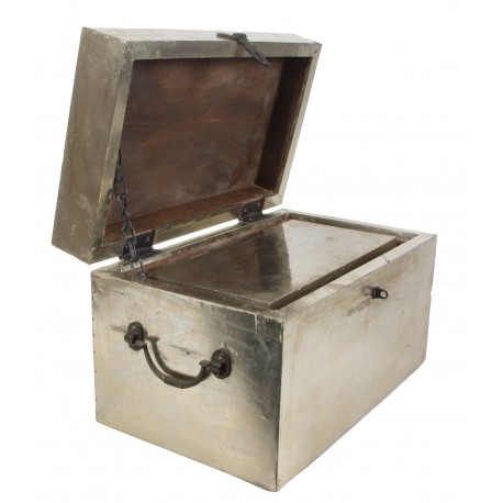SET DE 2 COFFRETS ARGENTES 