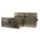 SET DE 2 COFFRETS ARGENTES 