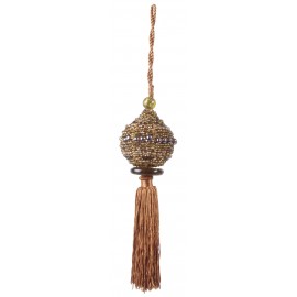 FLOCHE POMPON AMBRE 