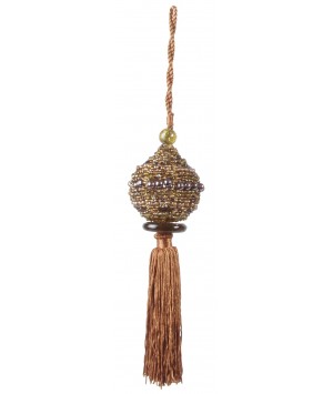 FLOCHE POMPON AMBRE 