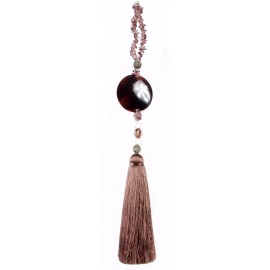FLOCHE POMPON PM ECAILLE PARME