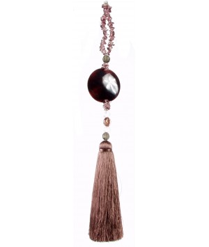 FLOCHE POMPON PM ECAILLE PARME