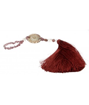 FLOCHE POMPON JADE BORDEAUX 