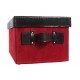 DVD BOX CUIR/ROUGE 