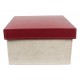 SET DE 3 BOITES ROUGE/SABLE