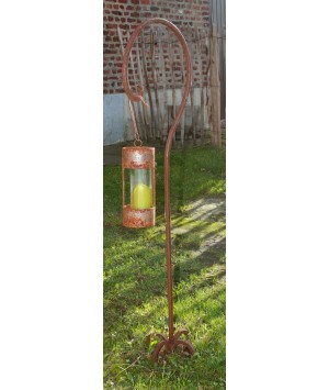 LANTERNE DE JARDIN ET SON SUPPORT