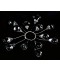 ANNEAU STAR PAR 6 PIECES POUR BOUGIE
